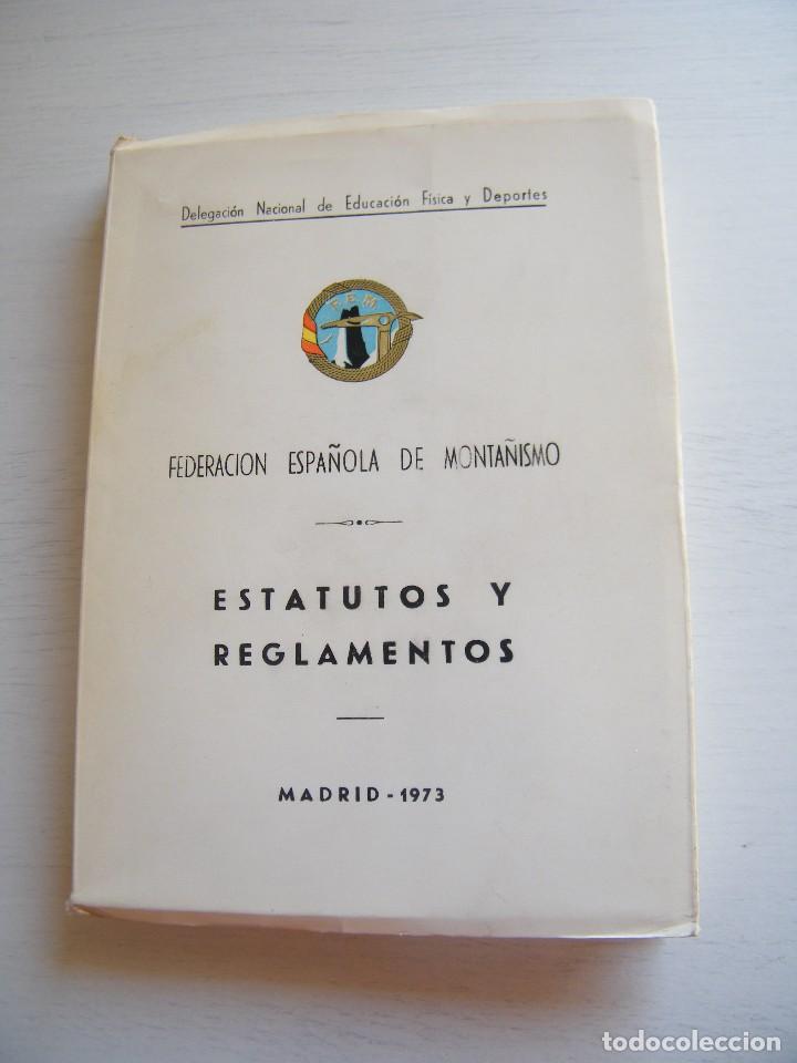 Second hand books: ESTATUTOS Y REGLAMENTOS (FEDERACI&Oacute;N ESPA&Ntilde;OLA DE MONTA&Ntilde;ISMO) - MADRID (1973)