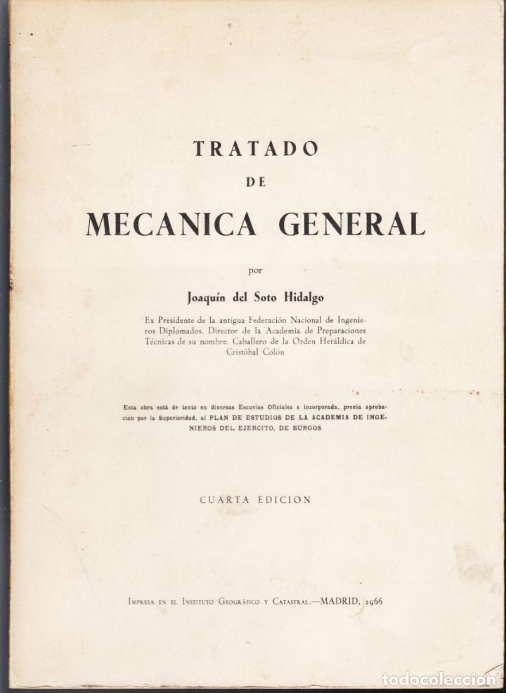 Libros de segunda mano: Tratado de mec&aacute;nica general, 1.966 - Foto 1