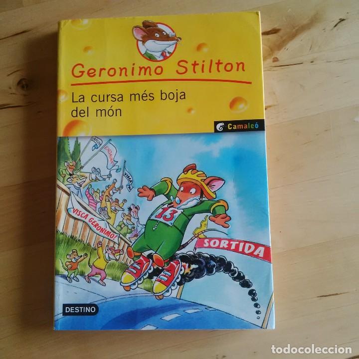 Libros de segunda mano: LA CURSA MES BOJA DEL MON - GERONIMO STILTON - DESTINO 2003 - Foto 1