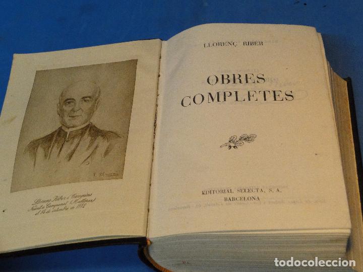 Libros de segunda mano: OBRES  COMPLETES. (VOL. I )--- LLOREN&Ccedil; RIBER - Foto 3