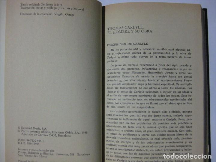 Libros de segunda mano: LOS H&Eacute;ROES - THOMAS CARLEY - EDICIONES ORBIS - 1985 - Foto 2