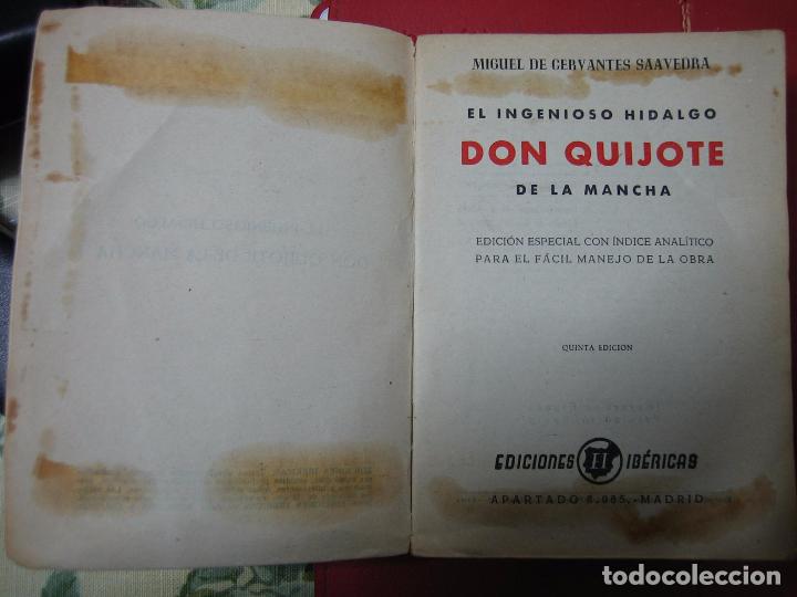 Libros de segunda mano: Don Quijote de la Mancha.A&ntilde;o 1965 - Foto 2