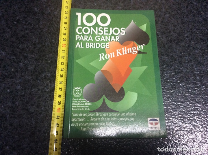 Libros de segunda mano: 100 CONSEJOS PARA GANAR AL BRIDGE / RON KLINGER - Foto 1