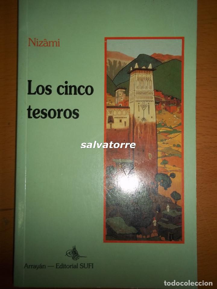 Libros de segunda mano: NIZAMI. LOS CINCO TESOROS. EDITORIAL SUFI. ARRAYAN. - Foto 1