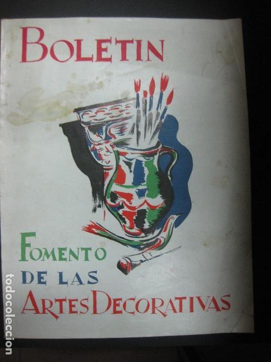 Livres d'occasion: BOLETIN FOMENTO DE LAS ARTES DECORATIVAS. F.A.D. EXPOSICION DE RAMON SUNYER.....