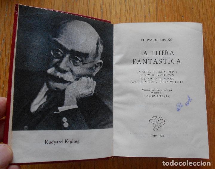 Libros de segunda mano: LA LITERA FANTASTICA, Rudyard Kipling, Crisol, Numero 321 - Foto 2