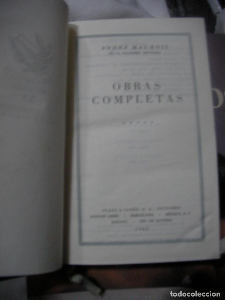 Libros de segunda mano: OBRAS COMPLETAS DE ANDRE MAUROIS - Foto 2