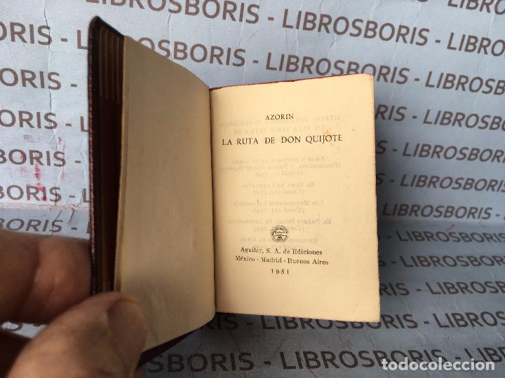 Libros de segunda mano: AZORIN - LA RUTA DE DON QUIJOTE - CRISOLIN 04 - AGUILAR - Foto 3