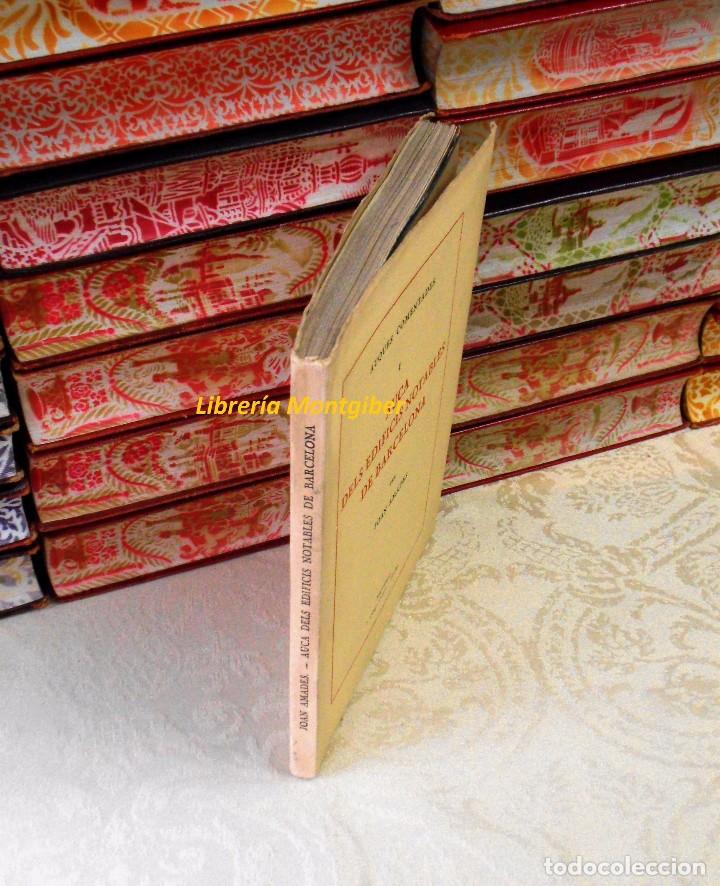 Libros de segunda mano: AUQUES COMENTADES I . AUCA DELS EDIFICIS NOTABLES DE BARCELONA . Autor : Amades, Joan - Foto 2