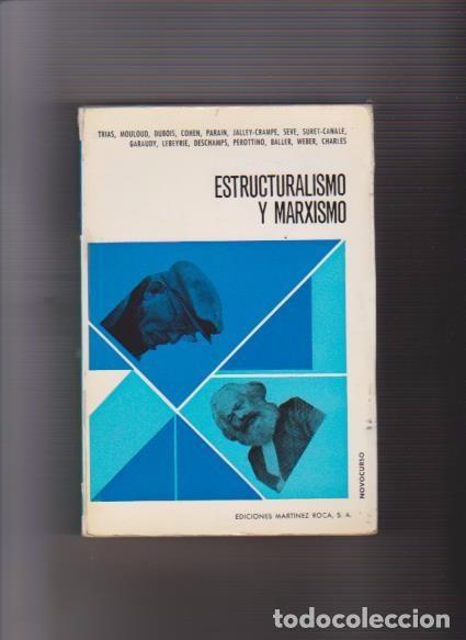 Libros de segunda mano: ESTRUCTURALISMO Y MARXISMO - V.V.A.A. - ED. MARTINEZ ROCA 1969 - Foto 1