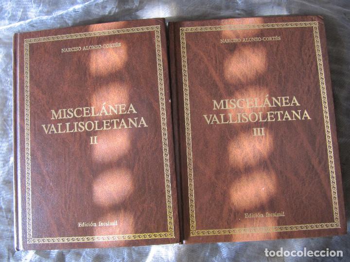 Libros de segunda mano: MISCEL&Aacute;NEA VALLISOLETANA. Tomo II y III - Foto 1