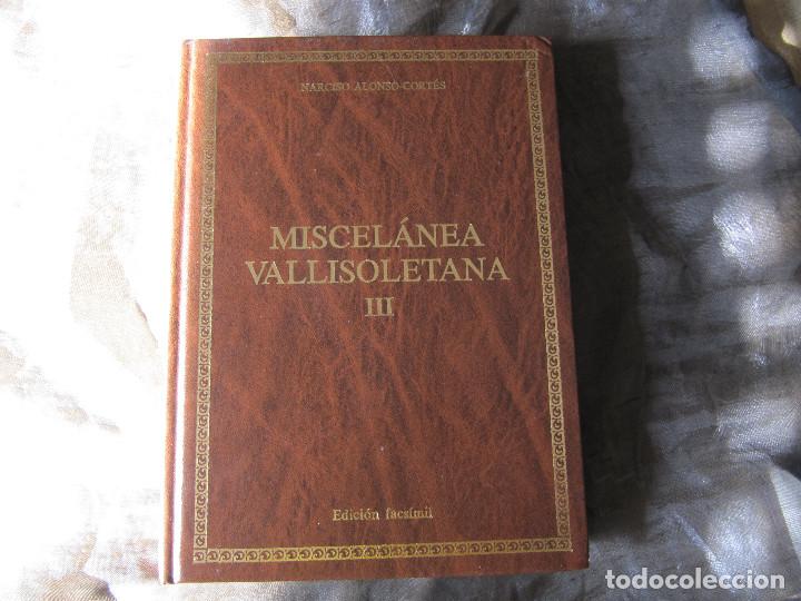 Libros de segunda mano: MISCEL&Aacute;NEA VALLISOLETANA. Tomo II y III - Foto 2
