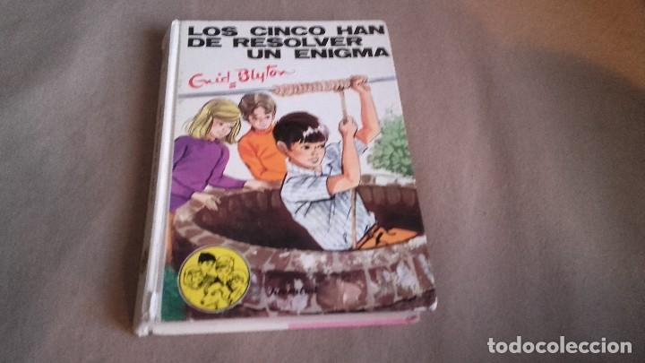 Libros de segunda mano: LOS CINCO HAN DE RESOLVER UN ENIGMA. ENID BLYTON - Foto 1