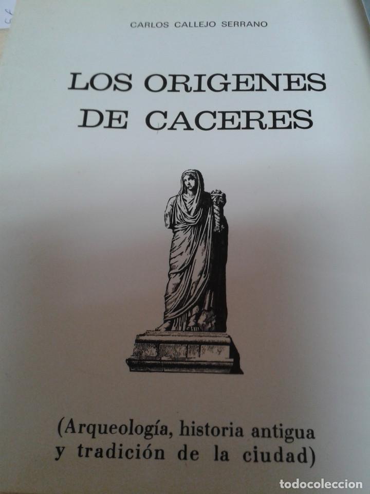 Libros de segunda mano: LOS OR&Iacute;GENES DE C&Aacute;CERES. CARLOS CALLEJO SERRANO - Foto 1