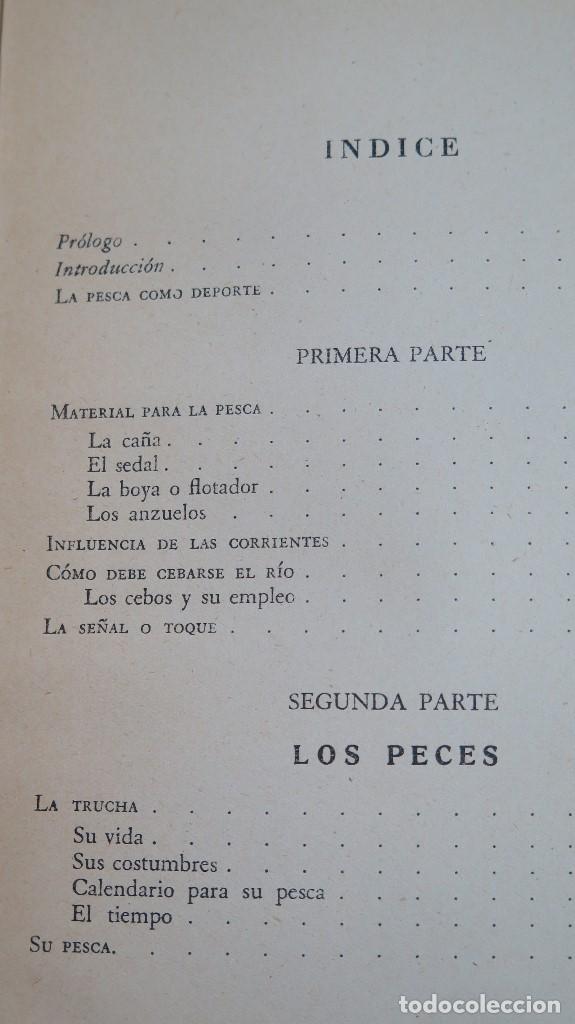 Libros de segunda mano: PRIMERA EDICION. LA PESCA COMO DEPORTE. JUAN ROIG - Foto 4