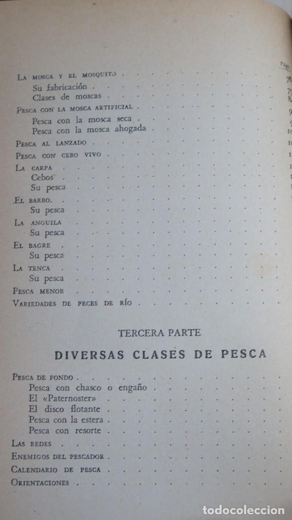 Libros de segunda mano: PRIMERA EDICION. LA PESCA COMO DEPORTE. JUAN ROIG - Foto 5