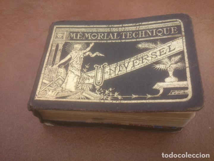 Libros de segunda mano: Memorial Technique Universel - Todo tipo de tablas y f&oacute;rmulas (Par&iacute;s - 1897) - Foto 1