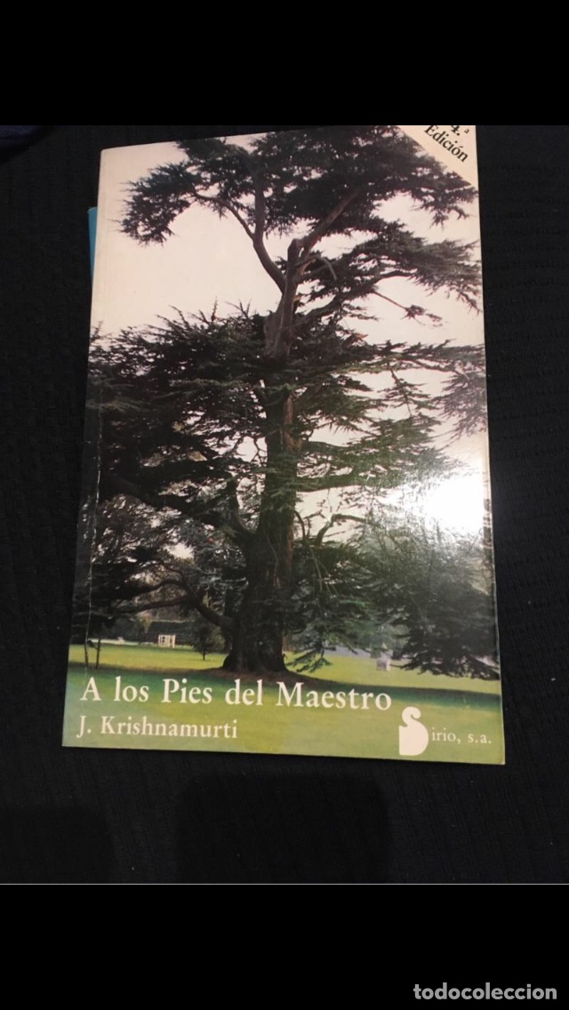 Libros de segunda mano: A los pies del maestro - Foto 1
