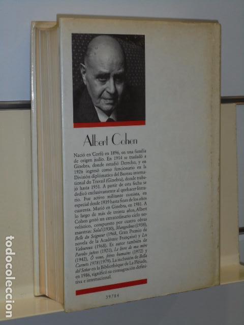 Libros de segunda mano: BELLA DEL SE&Ntilde;OR - ALBERT COHEN - CIRCULO DE LECTORES - OCASION - Foto 2