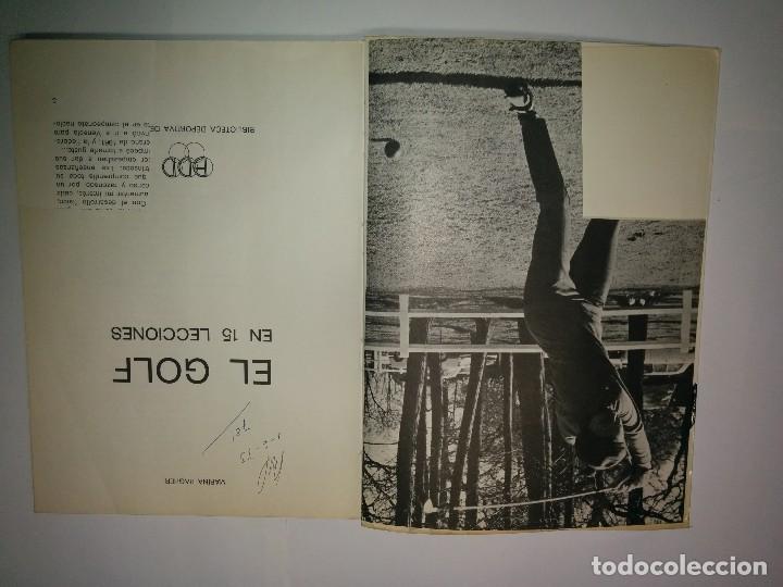 Libros de segunda mano: EL GOLF EN 15 LECCIONES  1973  MARINA RAGHER  EDITORIAL DE VECCHI - Foto 2