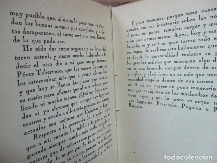 Libros de segunda mano: EL ARTE DEL TOREO. DOMINGO ORTEGA. 1950. - Foto 4