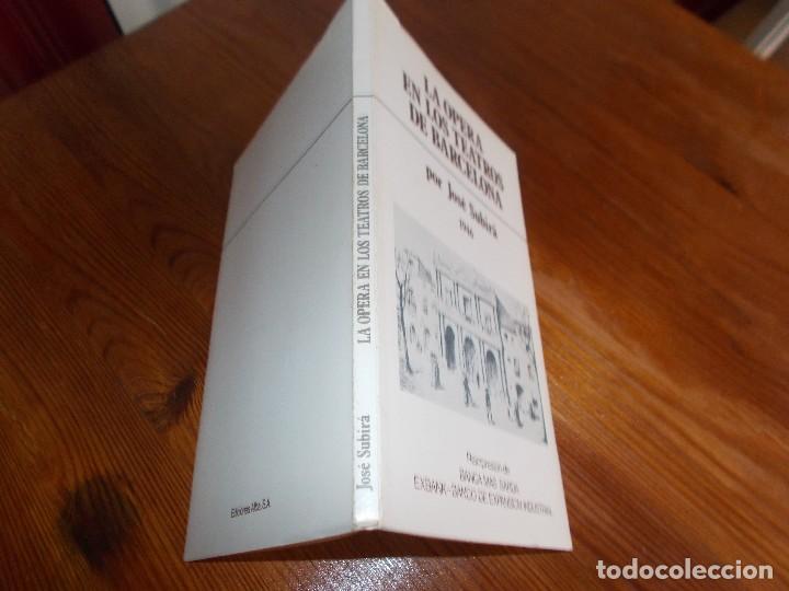 Libros de segunda mano: LA OPERA EN LOS TEATROS DE BARCELONA - Foto 2