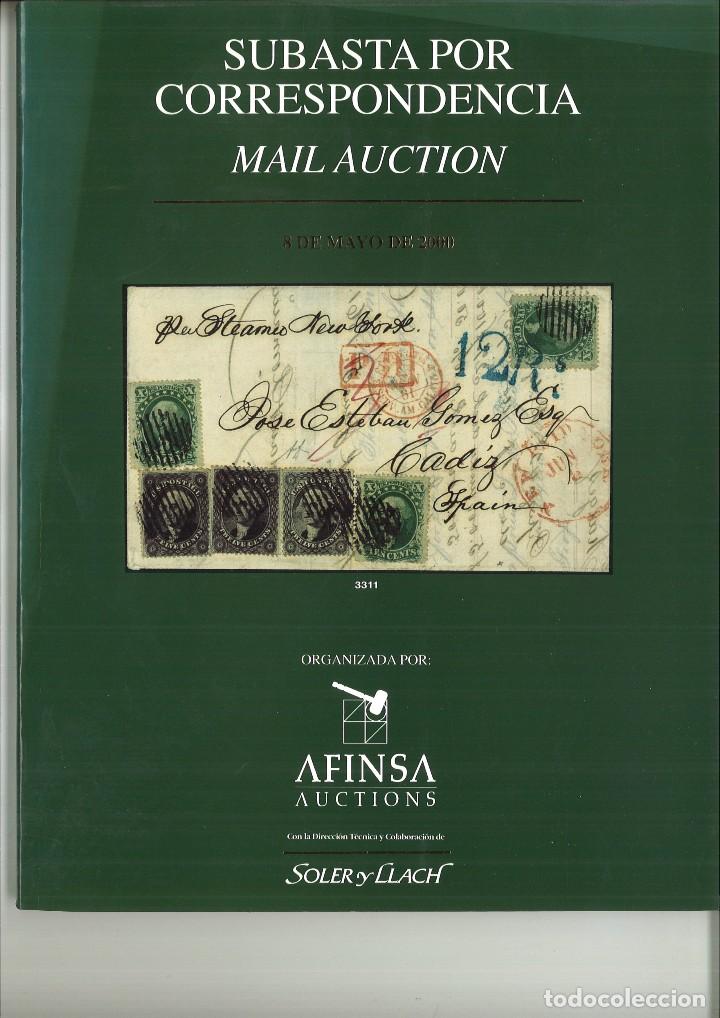 Libros de segunda mano: SUBASTA POR CORRESPONDENCIA. AFINSA. 8 DE MAYO DE 2000 - Foto 1