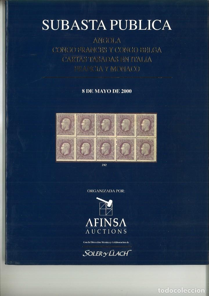 Libros de segunda mano: SUBASTA P&Uacute;BLICA. AFINSA. 8 DE MAYO DE 2000 - Foto 1