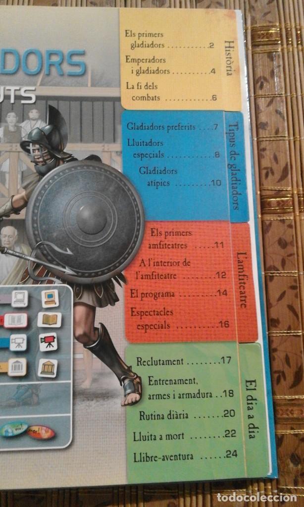 Libros de segunda mano: Gladiadors - Llibre-Aventura - en catal&agrave; - Foto 3