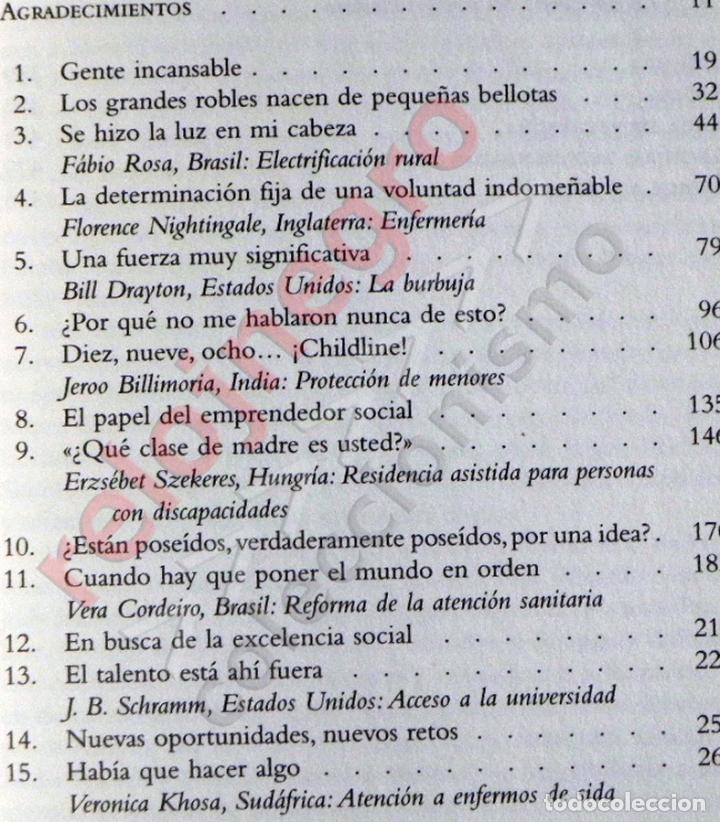 Libros de segunda mano: C&Oacute;MO CAMBIAR EL MUNDO - LIBRO - DAVID BORNSTEIN - EMPRENDEDORES SOCIALES Y PODER DE NUEVAS IDEAS - Foto 3
