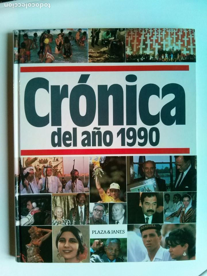 Libros de segunda mano: CRONICA DEL A&Ntilde;O 1990  - PLAZA & JANES - Foto 1