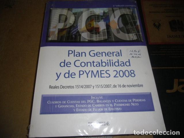 Libros de segunda mano: C-20 PGC PLAN GENERAL DE CONTABILIDAD Y DE PYMES 2008 - Foto 1