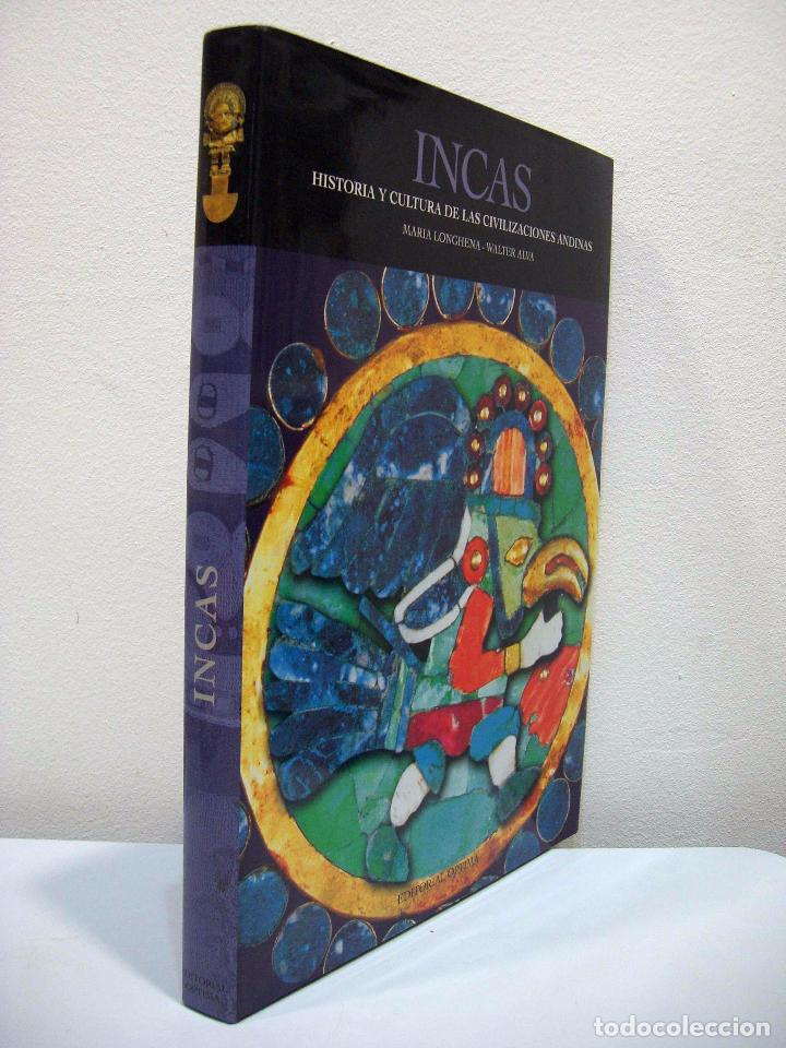 Libros de segunda mano: MAR&Iacute;A LONGHENA / WALTER ALBA - INCAS. EDITORIAL &Oacute;PTIMA, 2001. - Foto 2