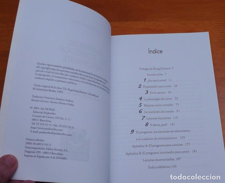 Libros de segunda mano: Manual del corredor principiante - Ian McNeill - Running Runner - Foto 4