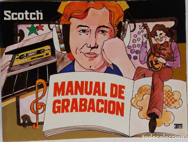 Libros de segunda mano: MANUAL DE GRABACI&Oacute;N SCOTCH, LIBRO - Foto 1
