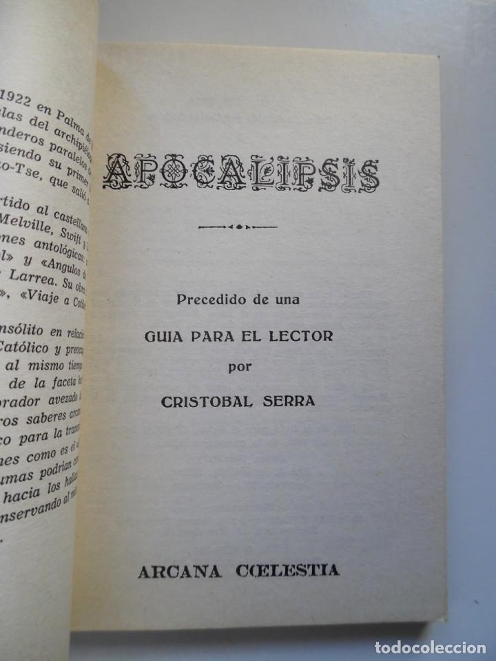 Libros de segunda mano: Apocalipsis. Precedido de una Gu&iacute;a para el lector de Cristobal Serra - Foto 2