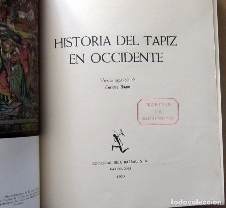 Libros de segunda mano: HISTORIA DEL TAPIZ EN OCCIDENTE - Foto 3