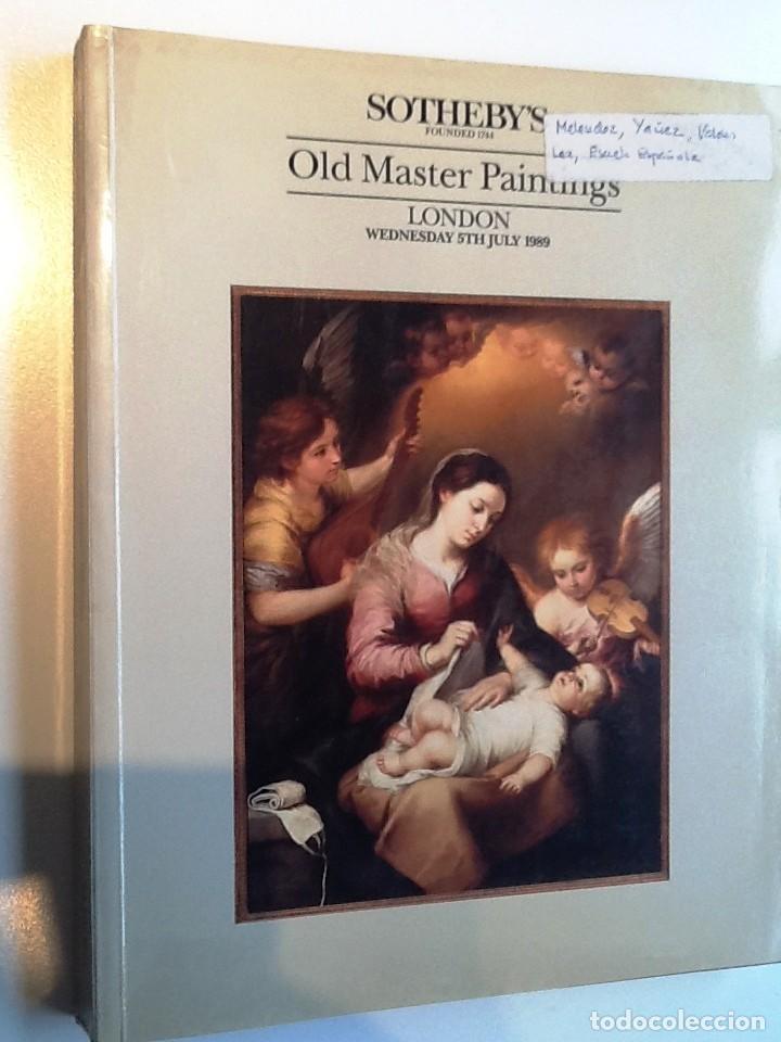 Libros de segunda mano: OLD MASTER PAINTINGS SOTHEBYS LONDON 1989 - Foto 1