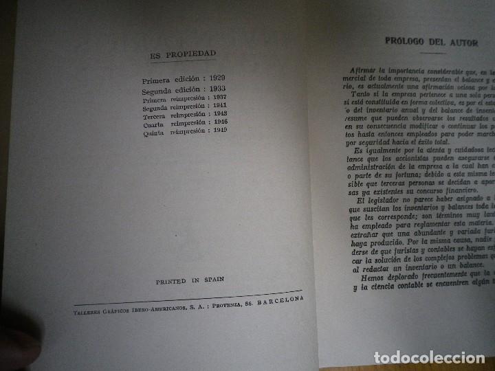 Libros de segunda mano: INVENTARIOS Y BALANCES  LEON BATARDON EDITORIAL LABOR 1949 - Foto 3