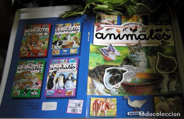 Libros de segunda mano: LIBRO DE PEGATINAS DE ANIMALES DE EDITORIAL SUSAETA - Foto 1