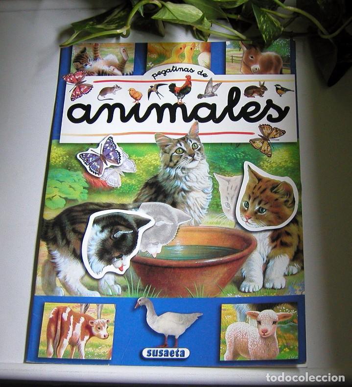 Libros de segunda mano: LIBRO DE PEGATINAS DE ANIMALES DE EDITORIAL SUSAETA - Foto 4