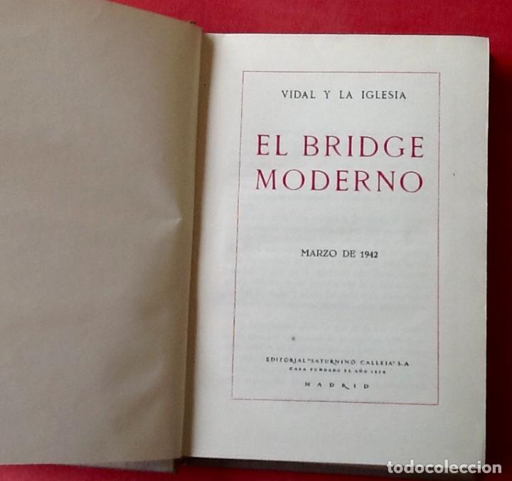 Libros de segunda mano: EL BRIDGE MODERNO. 1942. EL ENVIO ESTA INCLUIDO. - Foto 1