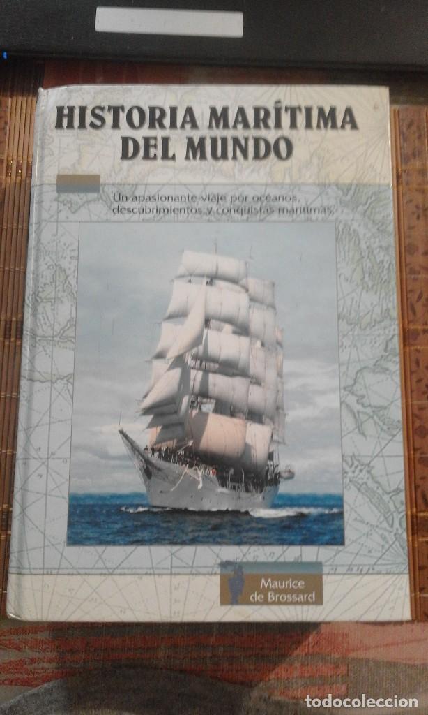 Libros de segunda mano: Historia Mar&iacute;tima del Mundo - Maurice de Brossard - Foto 1