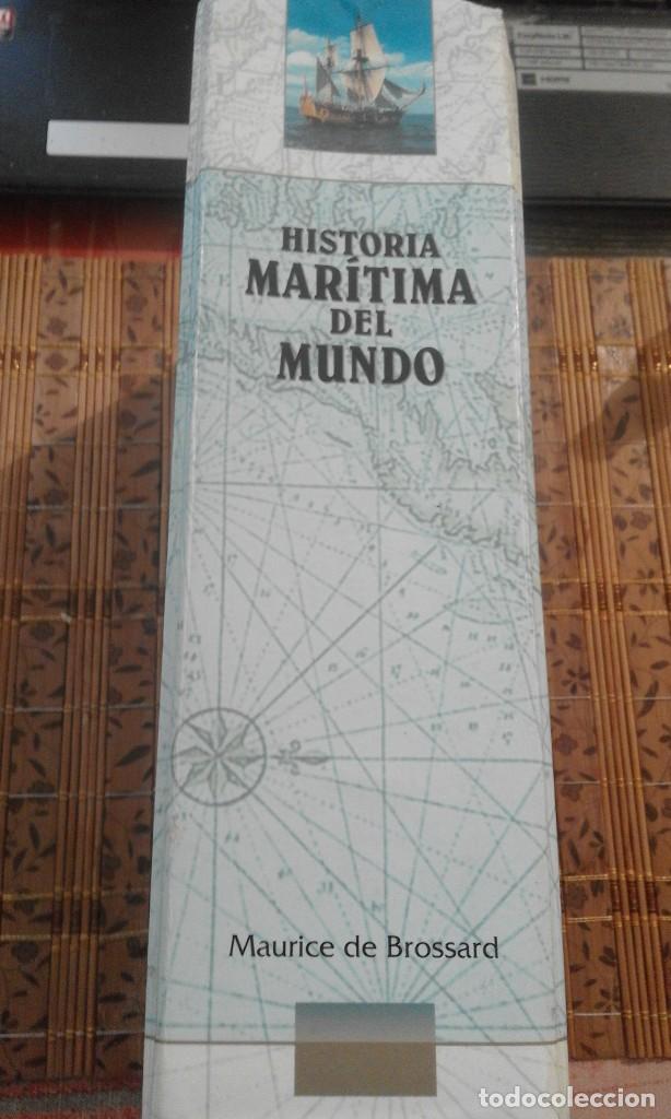 Libros de segunda mano: Historia Mar&iacute;tima del Mundo - Maurice de Brossard - Foto 2