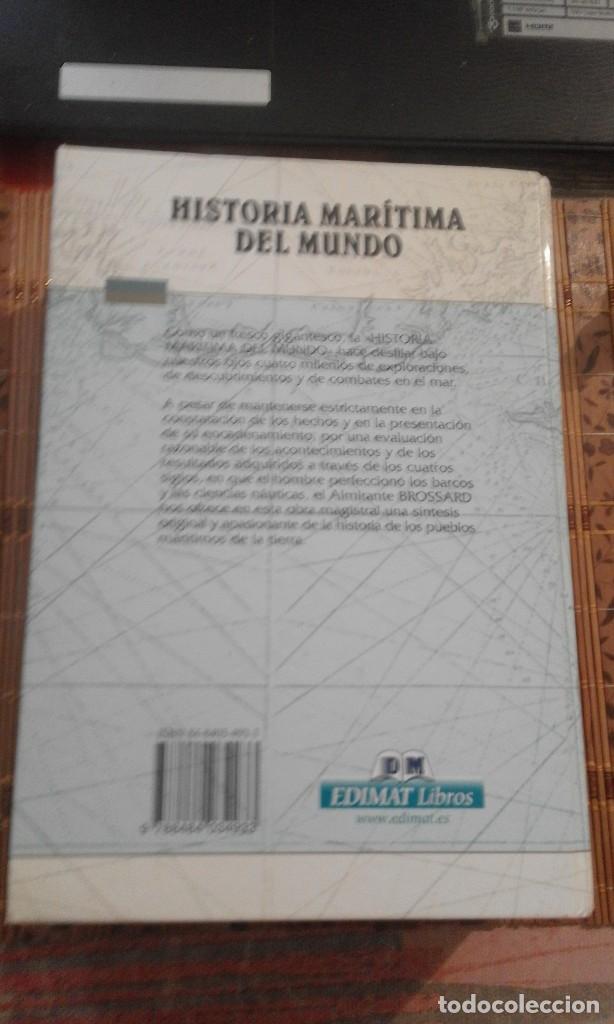 Libros de segunda mano: Historia Mar&iacute;tima del Mundo - Maurice de Brossard - Foto 3
