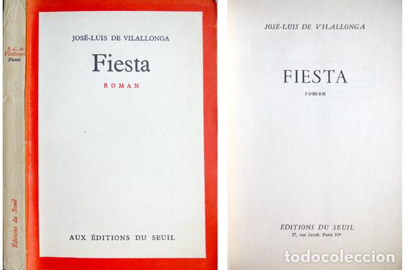 Libros de segunda mano: VILALLONGA, Jos&eacute; Luis de.  Fiesta.  1971. - Foto 1