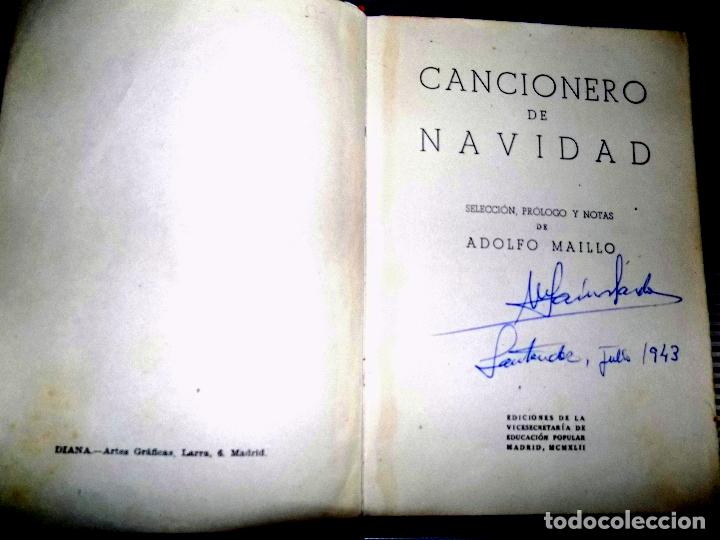 Libros de segunda mano: CANCIONERO DE NAVIDAD. ADOLFO MAILLO. 1962 - Foto 2
