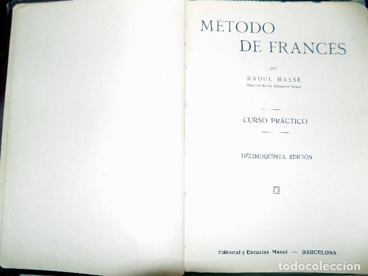 Libros de segunda mano: METHODE DE FRANCAIS. PRIMIER LIVRE. CURSO PRACTICO.  BARCELONA. - Foto 2