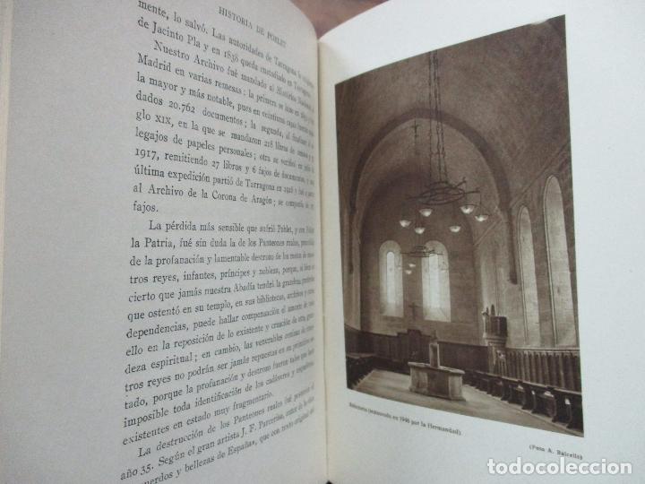 Libros de segunda mano: HISTORIA DE POBLET.MORGADES, Dom Bernardo. - Foto 7
