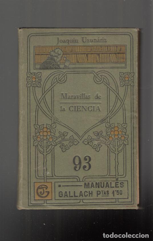 Libros de segunda mano: Maravillas de la ciencia. Manuales Gallach n&ordm; 93 - Foto 1